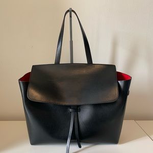 Mansur Gavriel Mini Lady Black Leather Bag